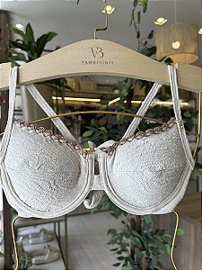 Meia Taça 093 com Bojo Maleável e aro Maragogi crochê (CALCINHA NÃO INCLUSO)