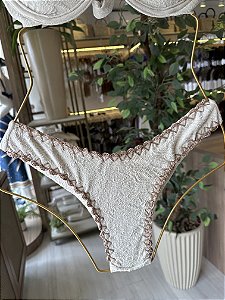 Calcinha Asa Delta Fio duplo 012 Maragogi crochê ( BOJO NÃO INCLUSO)