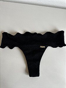 Calcinha nuvem 062 tecido vórtex Preto (BUSTO NÃO INCLUSO)