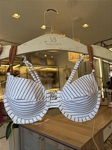 Meia Taça com detalhes alça e Bojo Maleável 093 aro Maldivas (CALCINHA NÃO INCLUSO)