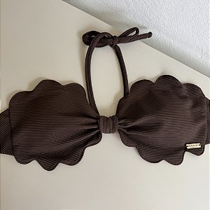 Bojo tomara caia Nuvem 335 Celinne marrom e off (calcinha não inclusa) um