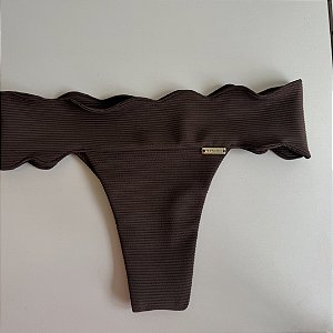 Calcinha nuvem 062 tecido Celinne marrom (BUSTO NÃO INCLUSO)