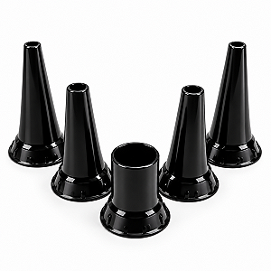 Espéculo Auricular MD Reutilizável para Otoscópio (Kit c/ 5 unidades)