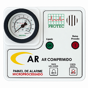 Painel de Alarme para Rede de Gases – Ar Comprimido