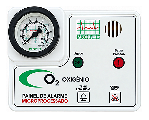 Painel de Alarme para Rede de Gases – Oxigênio