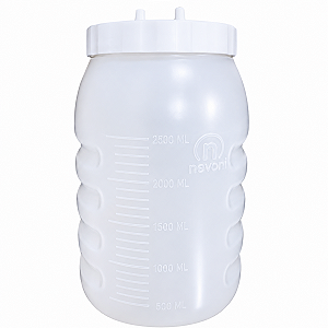 Frasco para Aspiração 3 Litros com Tampa 115mm - Nevoni