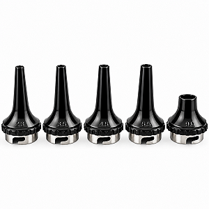 Espéculo Auricular MD Reutilizável para Otoscópio MARK II (Kit c/ 5 unidades)