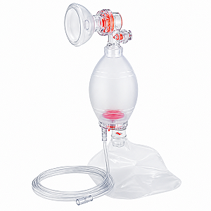 Reanimador Manual Infantil de Silicone com Reservatório