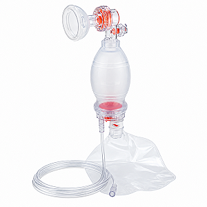 Reanimador Manual Neonatal de Silicone com Reservatório