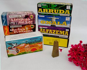 Incensos/Defumadores Natureza (Triângulos/Tabletes) - Diversos