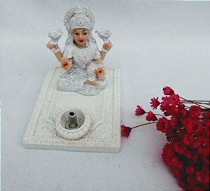 Incensario Resina Lakshmi Branco