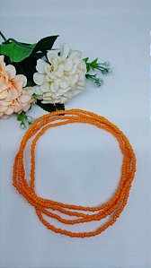 Guia de Miçanguinha Laranja 45cm