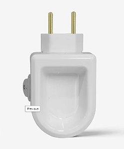 Aromatizador Difusor Elétrico De Aroma Tomada Plástico Branco Bivolt