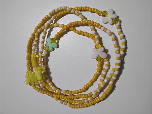 Guia de Miçangas Amarelo para Erê na Umbanda