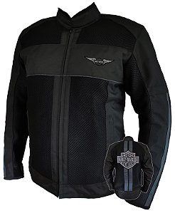 Jaqueta Harley Davidson Road modelo Verão Chumbo