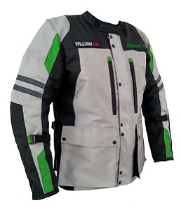 Jaqueta Parka Kawasaki Versys Verde ou Laranja Impermeável