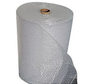 ROLO DE PLÁSTICO BOLHA EMBALAGEM DE  OBJETOS