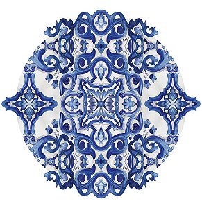 JOGO AMERICANO - AZULEJO AZUL REDONDO