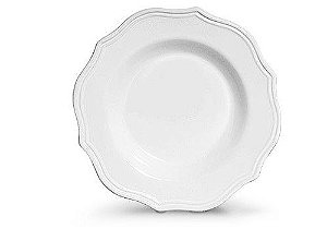CONJUNTO DE 6 PRATOS FUNDO ALGARVE BRANCO