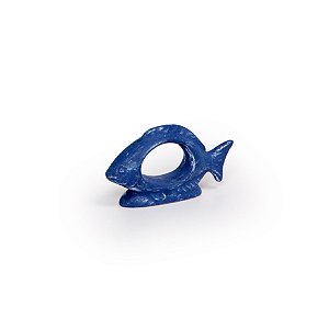PORTA GUARDANAPO FISH - PEIXE AZUL (UNIDADE)