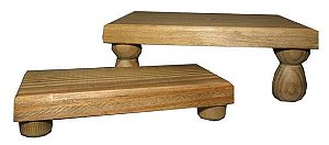 BANQUETA DE MADEIRA PARA MESA - G