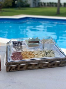 BANDEJA FRIOS E FRUTAS TRANCOSO G - CARAMELO