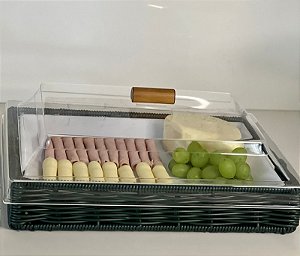 BANDEJA FRIOS E FRUTAS TRANCOSO M - VERDE MUSGO