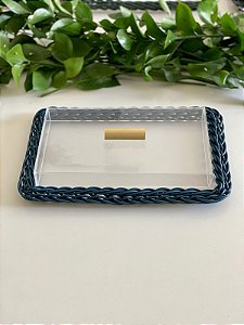 PORTA FRIOS TRANCOSO COM TAMPA PP VIME SINTÉTICO  - AZUL MARINHO