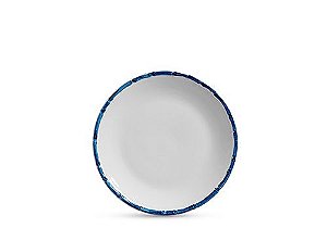 CONJ. 6 PRATOS RASO BAMBU AZUL