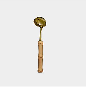 CONCHA DE MOLHO P DOURADO - BAMBU NATURAL (UNIDADE)