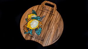 TÁBUA DE MADEIRA - CITRONS BY THE SEA