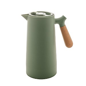 GARRAFA TÉRMICA NORDEN VERDE COM CABO MADEIRA