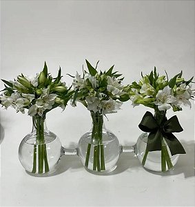VASO DECORATIVO 3 BOLAS INTERLIGADAS - HELENA