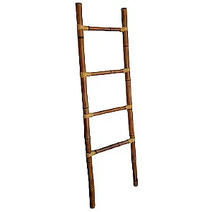 ESCADA DE BAMBU NATURAL