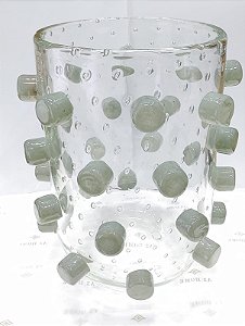 VASO EM MURANO PINHAS - CRISTAL