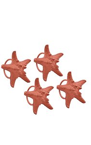 PORTA GUARDANAPO ESTRELA DO MAR VERMELHA (UNIDADE)