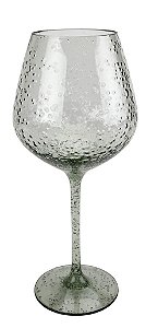 TAÇA DE VINHO /GIN BOLHAS ACRÍLICO VERDE