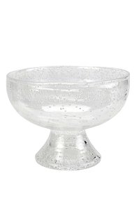 TAÇA DE SOBREMESA BOLHAS ACRÍLICO TRANSPARENTE