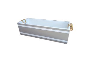 GALHETEIRO BRANCO COM FAIXA FENDI E ALÇA BAMBU