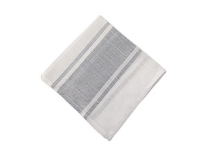 GUARDANAPO MORAINE - BRANCO E CINZA