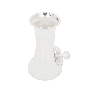VASO EM PRATA COM ORQUÍDEA