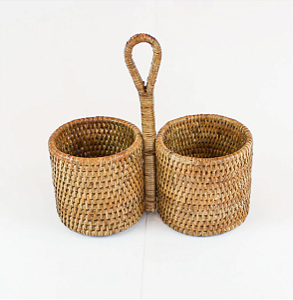 PORTA GALHETEIRO EM RATTAN PAYA