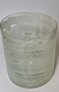 VASO SAINT AMOUR BRANCO CILINDRICO