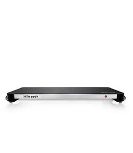 MESA TÉRMICA ELÉTRICA PISTA QUENTE VIDRO EM LED 127V LE COOK