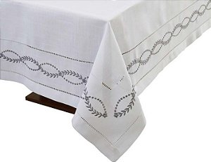 TOALHA DE MESA BRANCA 1,80X3,15M