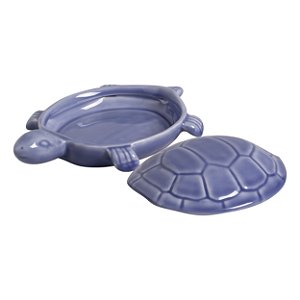 MINI BOWL / PETISQUEIRA COM TAMPA TARTARUGA AZUL
