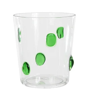 COPO EM ACRÍLICO COM BORA BORA VERDE - 440 ML