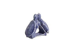 PORTA GUARDANAPO AZUL TURTLE / TARTARUGA
