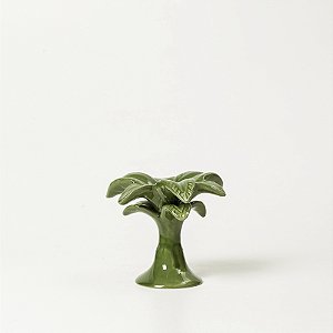 CASTIÇAL TROPICAL COQUEIRO VERDE - P