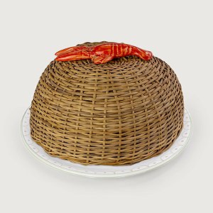 TAMPA / COBRE BOLO JUNCO COM LAGOSTA - G